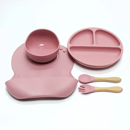 Silicone Dinner Plate Set 5pcs