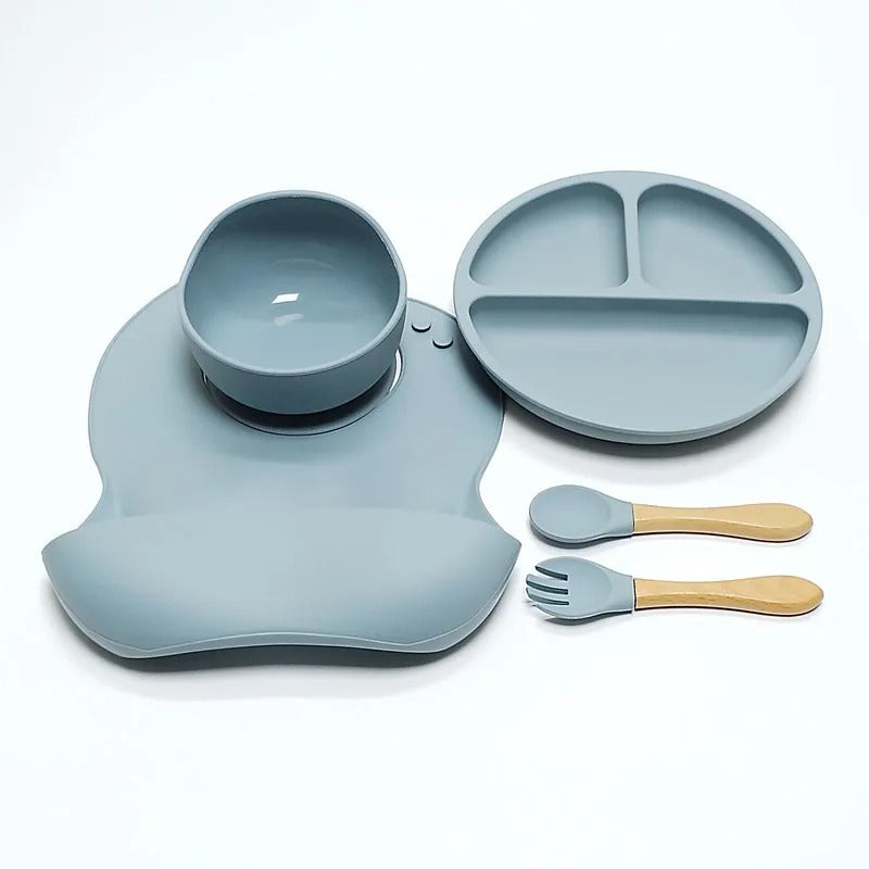 Silicone Dinner Plate Set 5pcs
