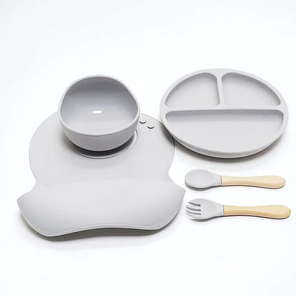 Silicone Dinner Plate Set 5pcs