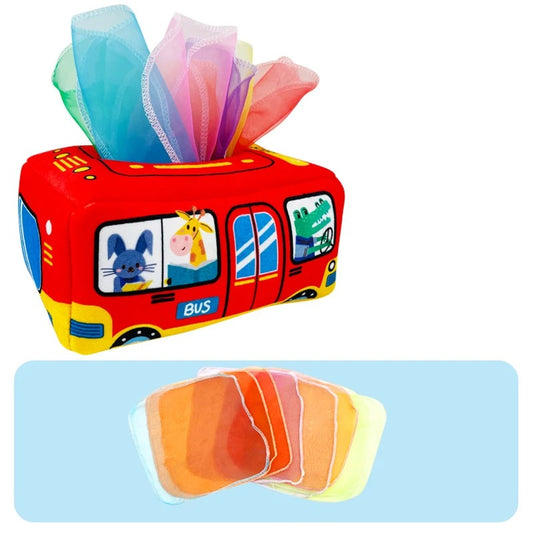 Mommy’s Market Montessori Tissue Box – Tactile Sensory & Finger Gym for Early Learners